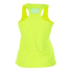 Camiseta técnica mujer de tirantes anchos y espalda estilo nadadora | Area 4 | 100 x 60
