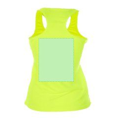 Camiseta técnica mujer de tirantes anchos y espalda estilo nadadora | Area 5 | 220 x 300