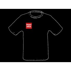 Camiseta Técnica Niño Poliéster | Marcaje en el Pecho 1 tinta | 80 x 80