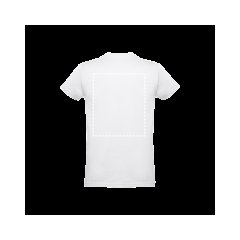 Camiseta Tubular Hombre Algodón 190g/m² | Espalda | 300 x 360