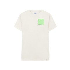 Camiseta Unisex adulto algodón orgánico | En el pecho izquierda tipo bolsillo