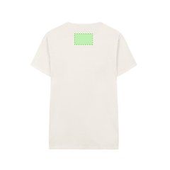 Camiseta Unisex adulto algodón orgánico | Tipo Etiqueta Espalda