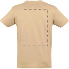 Camiseta Unisex Algodón 43 Colores Solo Personalizada | Trasero | 280 x 400