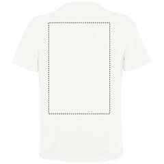 Camiseta unisex de algodón peinado | Trasero | 280 x 400