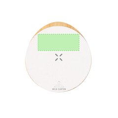 Cargador Circular Qi 15W Bambú | Area 2 | 50 x 20