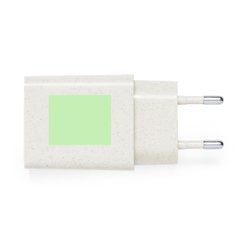 Cargador de Enchufe Rápido USB y Tipo C Eco | Cara lateral 2 | 25 x 20