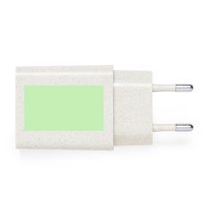Cargador de Enchufe Rápido USB y Tipo C Eco | Cara lateral 2 | 35 x 20