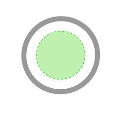 Cargador inalámbrico circular | En la base | 30 x 30