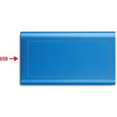 Cargador inalámbrico con conector tipo C 4000 mAh | Trasero | 105 x 45