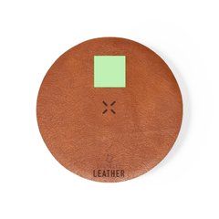 Cargador Qi RoHS 15W Cuero Reciclado | Area 1 | 20 x 20