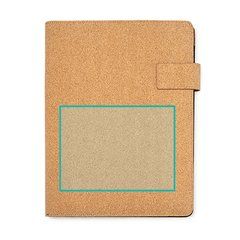 Carpeta A4 con tapa de corcho | ZONA1 | 80 x 80