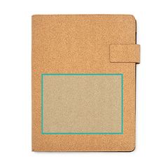 Carpeta A4 con tapa de corcho | ZONA1 | 80 x 80