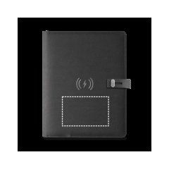 Carpeta A5 65H Cargador 5000mAh USB | Delantera inferior | 95 x 60