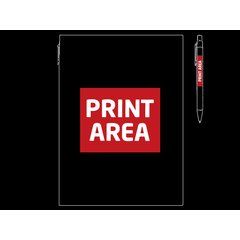 Carpeta eco con bolígrafo y bloc | Zona 3 las dos piezas | 120 x 120