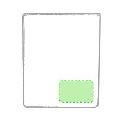 Carpeta elegante con powerbank de 3000 mAh integrado | Esquina inferior derecha | 80 x 50