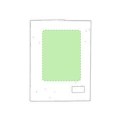 Carpeta con tapas de polipiel acabadas en corcho natural | Portada | 150 x 200