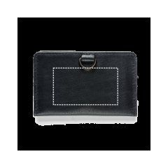 Cartera de piel con bloqueo RFID | Delantera | 70 x 40