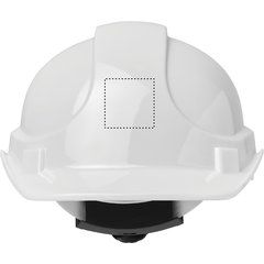 Casco para constructor en ABS | Frontal | 40 x 40