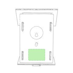Caseta de Madera para Pájaro | Frontal Zona Inferior | 50 x 35