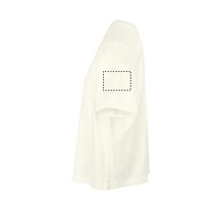 Camiseta oversize de mujer 100% algodón orgánico | Brazo Izquierdo | 100 x 70