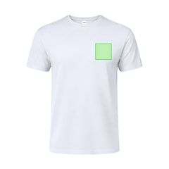 Camiseta Blanca Algodón Sin Costuras Laterales | Area 1 | 80 x 80
