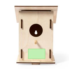 Caseta de Madera para Pájaro | Frontal Zona Inferior | 50 x 35