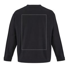 Camiseta oversize unisex de algodón | Trasero | 280 x 400