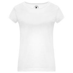 Camiseta mujer entallada manga corta | PECHO_IZQUIERDO | 100 x 400