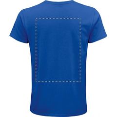 Camiseta ajustada de cuello redondo para hombre | Trasero | 280 x 400