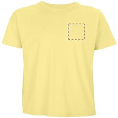 Camiseta de algodón para hombre oversize | Pecho | 100 x 100