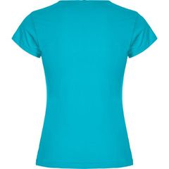 Camiseta de manga corta con cuello fino | TRASERA | 350 x 420