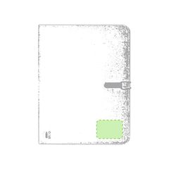 Carpeta A4 RPET Ecológica | En la portada esquina inferior derecha | 70 x 50