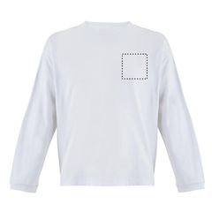 Camiseta oversize unisex de algodón | Pecho | 100 x 100