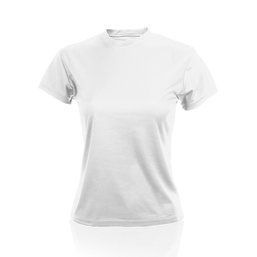Camiseta manga corta técnica 100% poliéster de mujer Tecnic Plus 135 Blanco L