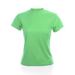 Camiseta manga corta técnica 100% poliéster de mujer Tecnic Plus 135 Verde Claro XL