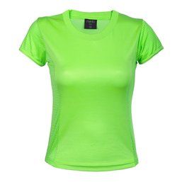 Camiseta técnica diseño de panal en espalda de mujer Tecnic Rox 135 Verde Claro M
