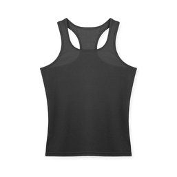 Camiseta técnica mujer de tirantes anchos y espalda estilo nadadora Negro L