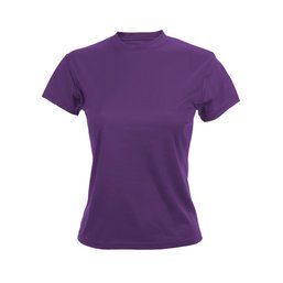 Camiseta técnica mujer transpirable en varios colores Morado XL