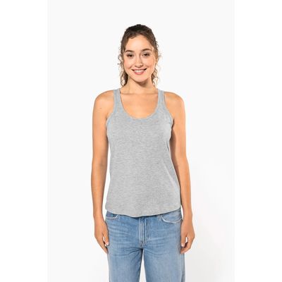 Camiseta 100% algodón de tirantes mujer