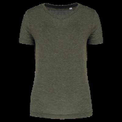 Camiseta deporte Tejido de jersey antibolitas. Dark Khaki Heather Xl