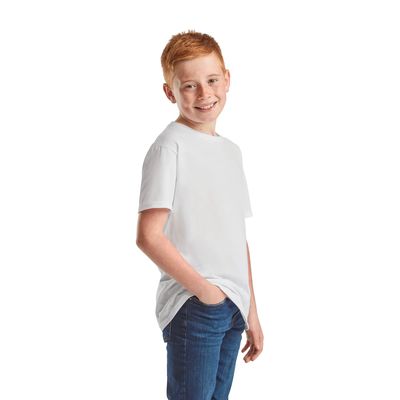 Camiseta infantil algodón corte básico