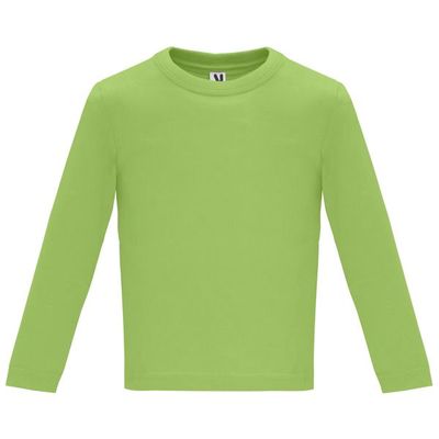 Camiseta Manga Larga Bebé Verde Oasis 6 Meses