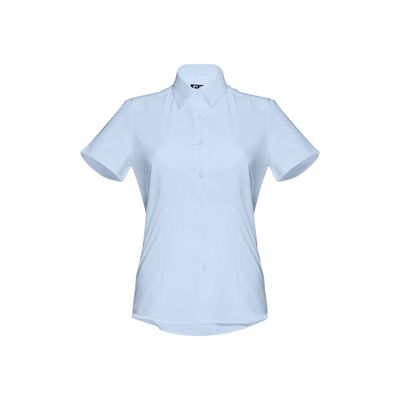 Camisa oxford mujer manga corta entallada
