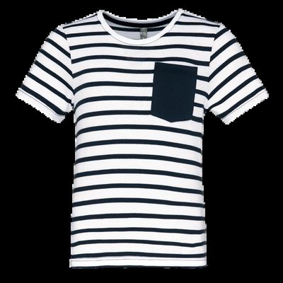 Camiseta marinero para niños White / Navy Stripes 12/14 Ans
