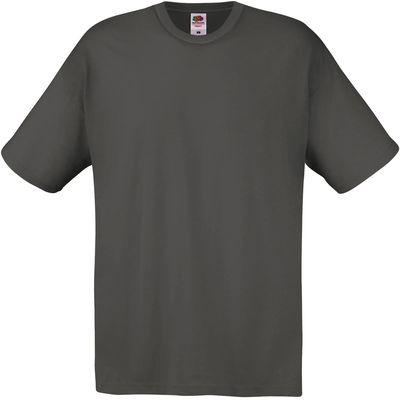 Camiseta algodón cuello redondo Light Graphite L