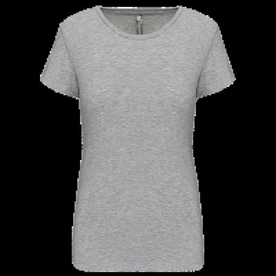 Camiseta Color jaspeado mujer Light Grey Heather M