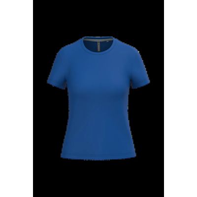 Camiseta manga corta mujer algodón Royal Blue L