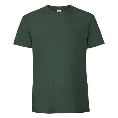 Camiseta Efecto piel de melocotón Bottle Green Xl