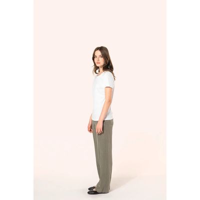 Camiseta de algodón de calidad para mujer