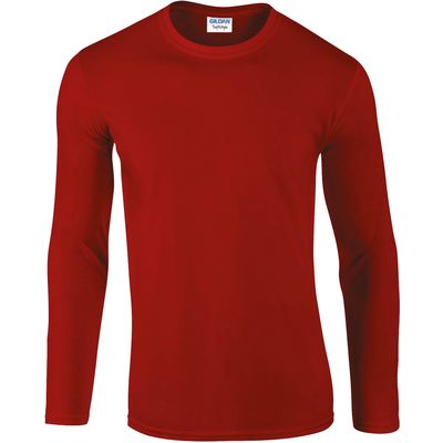 Camiseta manga larga algodón de chico Red Xxl